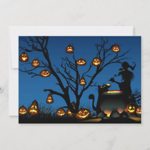 Glückliches Halloween Einladung