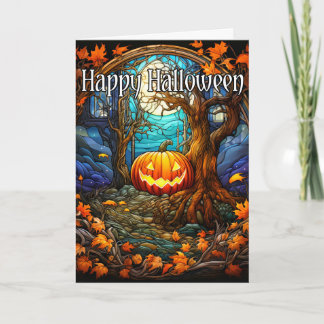 Glückliches Halloween für Kinder Karte