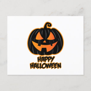 Glückliches Halloween für Männer und Frauen - Kürb Begleitkarte