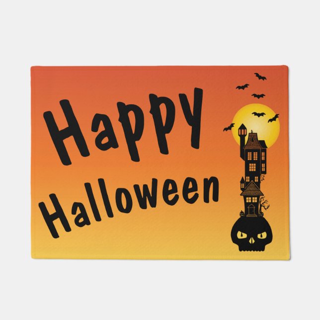 Glückliches Halloween Fußmatte (Vorderseite)