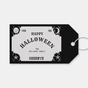 Glückliches Halloween-Geschenk-Tag für das Spirit Geschenkanhänger