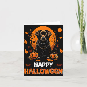 Glückliches Halloween-Hund-T-Shirt2 Karte