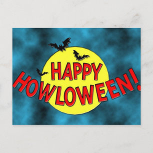 Glückliches Halloween - Postkarte