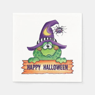 glückliches Halloween Serviette