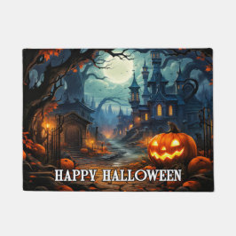 Glückliches Halloween - Spooky Illuminator Pumpkin Fußmatte