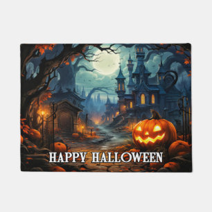 Glückliches Halloween - Spooky Illuminator Pumpkin Fußmatte