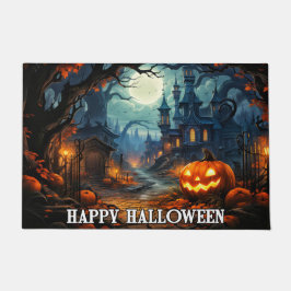 Glückliches Halloween - Spooky Illuminator Pumpkin Fußmatte