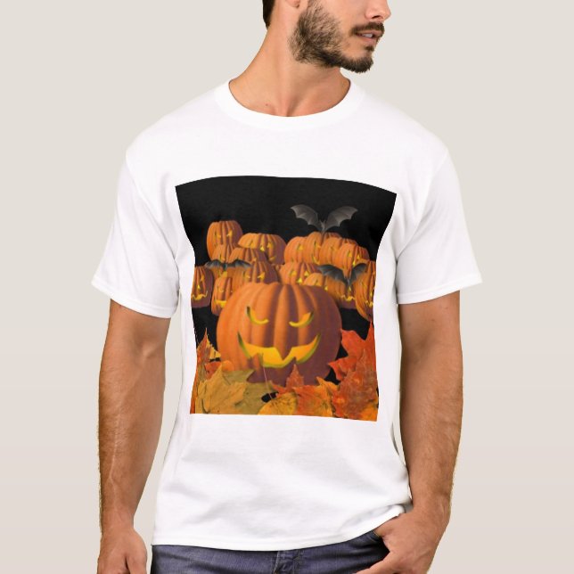 Glückliches Halloween T-Shirt (Vorderseite)