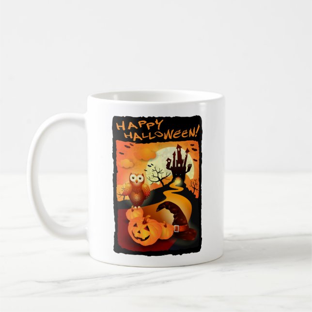 Glückliches Halloween! Tasse (Links)