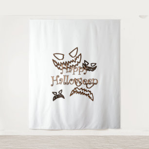 glückliches Halloween Wandteppich