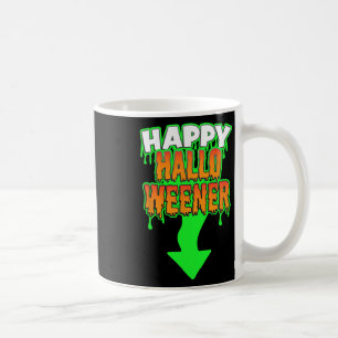 Glückliches Halloween-Weener Lustiges Halloween-Ge Kaffeetasse