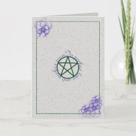 Glückliches Handfasting Karte