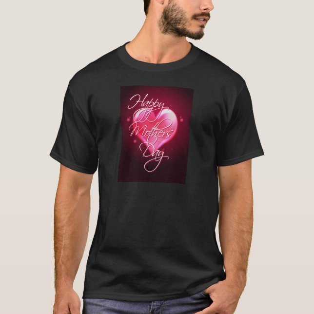 GLÜCKLICHES HERZ DER MUTTER TAGESdurch SHARON T-Shirt (Vorderseite)