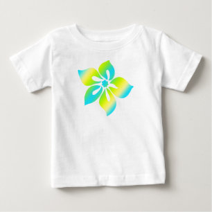Glückliches Hibiskus-Kinder-T-Shirt Baby T-shirt