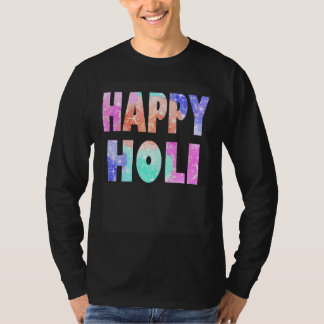 Glückliches Holi-Fest-Outfit für Frauen Kinder Män T-Shirt
