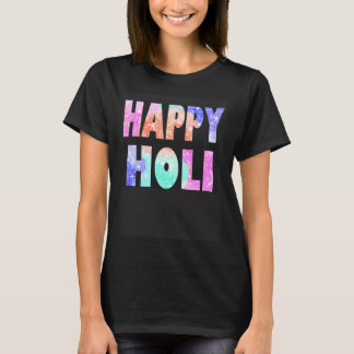 Glückliches Holi-Fest-Outfit für Frauen Kinder Män T-Shirt
