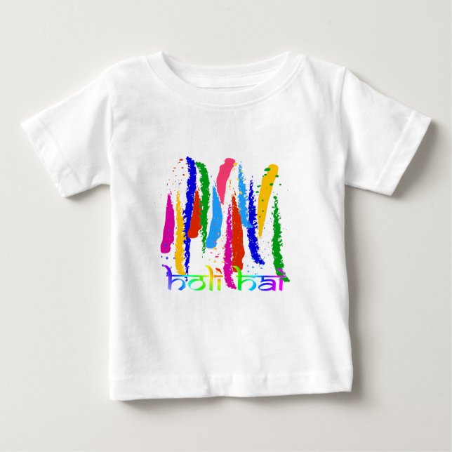 Glückliches Holi - Holi Hai Baby T-shirt (Vorderseite)