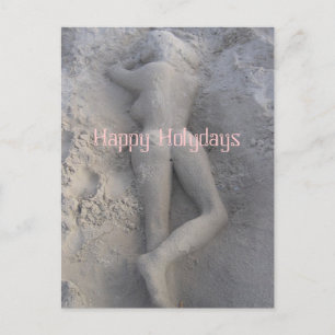 Glückliches Holydays Postkarte
