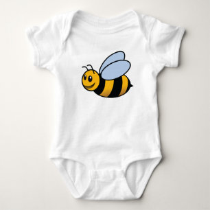 Glückliches Honig-Bienen-Baby-T-Shirt Baby Strampler