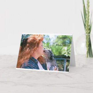 Glückliches Houladays Karte