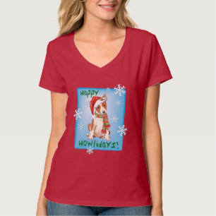 Glückliches Howliday Basenji T-Shirt