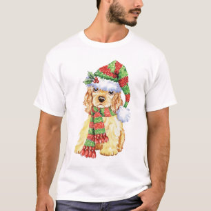 Glückliches Howliday Cocker spaniel T-Shirt