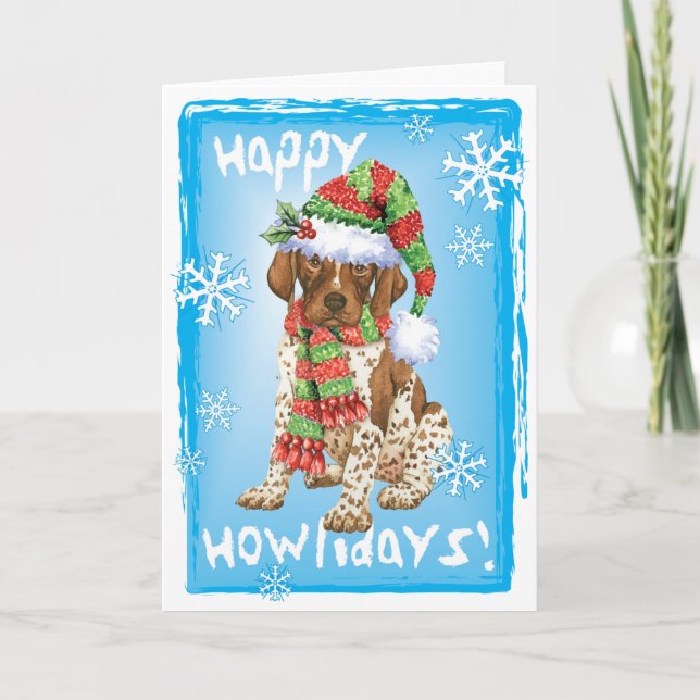 Glückliches Howliday GSP Feiertagskarte (Vorderseite)