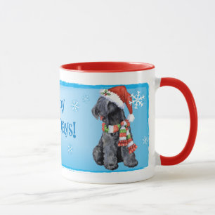Glückliches Howliday Kerry Blau Terrier Tasse