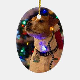 Glückliches Howlidays! Keramikornament