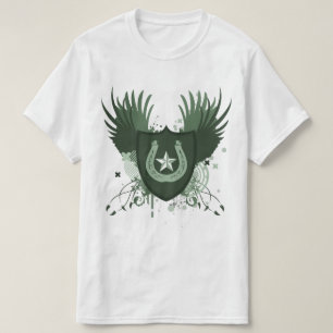 glückliches Hufeisen. Hifi T-Shirt