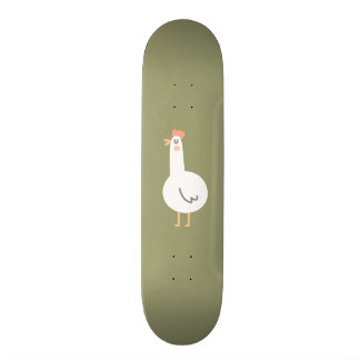 Glückliches Huhn Skateboard
