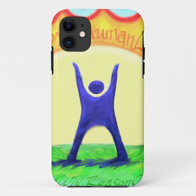 Glückliches HumanLight.jpg Case-Mate iPhone Hülle (Rückseite)