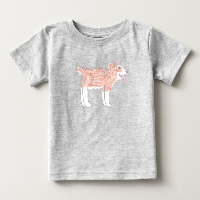 Glückliches Hundebaby T-Shirt (Vorderseite)