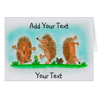 Glückliches Igels-Zeichnen