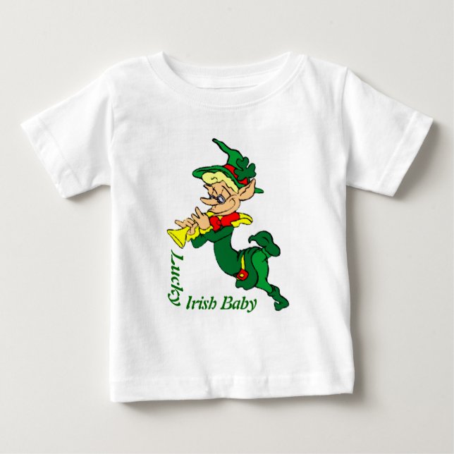 Glückliches irisches Baby T-shirt (Vorderseite)