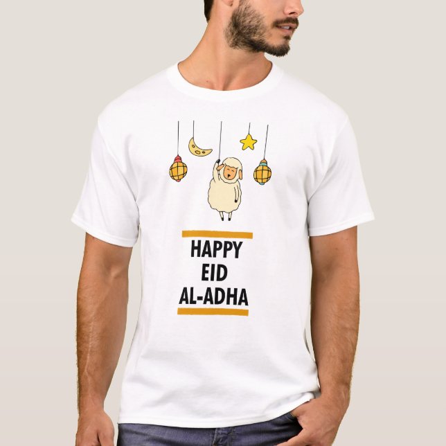 Glückliches islamisches Eid al-Adha Mubarak T-Shirt (Vorderseite)
