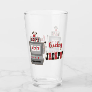 Glückliches Jackpot-Kasino Glas