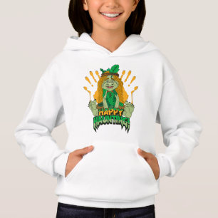 Glückliches Jagen Mädchen Hoodie