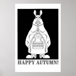 Glückliches Kaninchen Poster