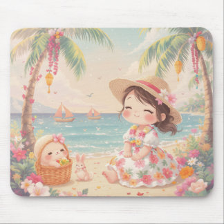 GLÜCKLICHES KAWAII HAWAII MOUSEPAD
