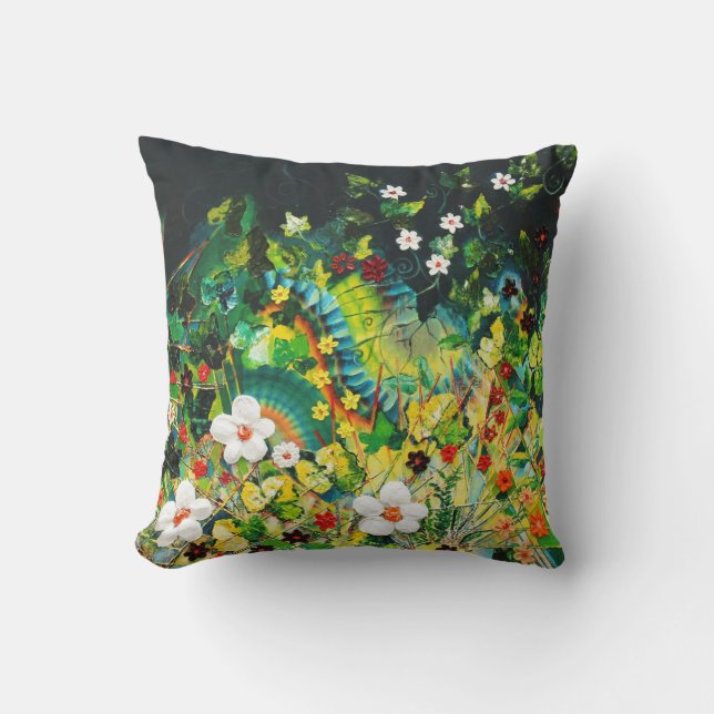 Glückliches Kissen (Vorderseite)