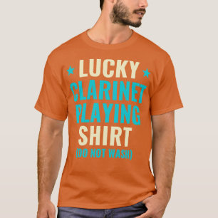 Glückliches Klarinette Spielendes Hemd Lustiger Kl T-Shirt