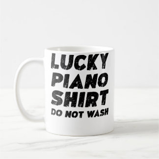 Glückliches Klavier-Shirt nicht waschen Kaffeetasse