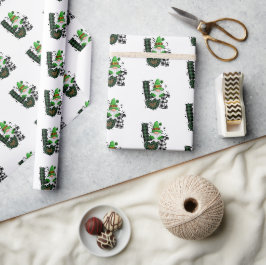 Glückliches Kleeblatt St. Patrick's Day Wrapping P Geschenkpapier