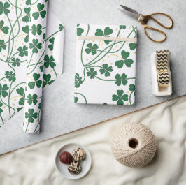 Glückliches Kleiderpapier St. Patrick's Day Wrappi Geschenkpapier