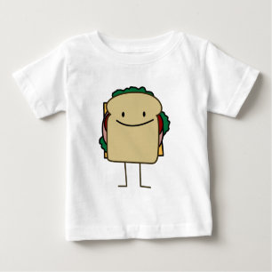 Glückliches lächelndes Sandwich - Klassiker Baby T-shirt