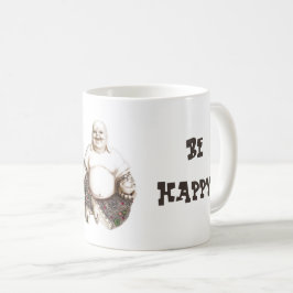 Glückliches lachendes viel Glück Buddha Tasse