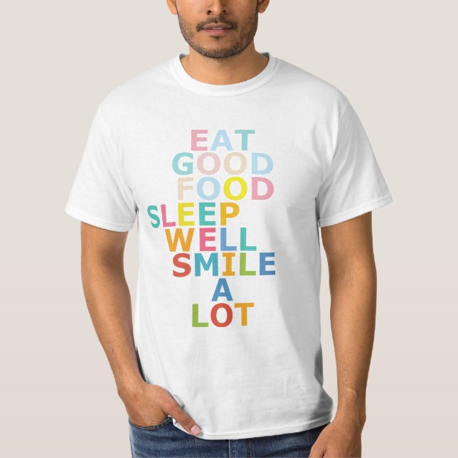 Glückliches Leben T-Shirt (Vorderseite)
