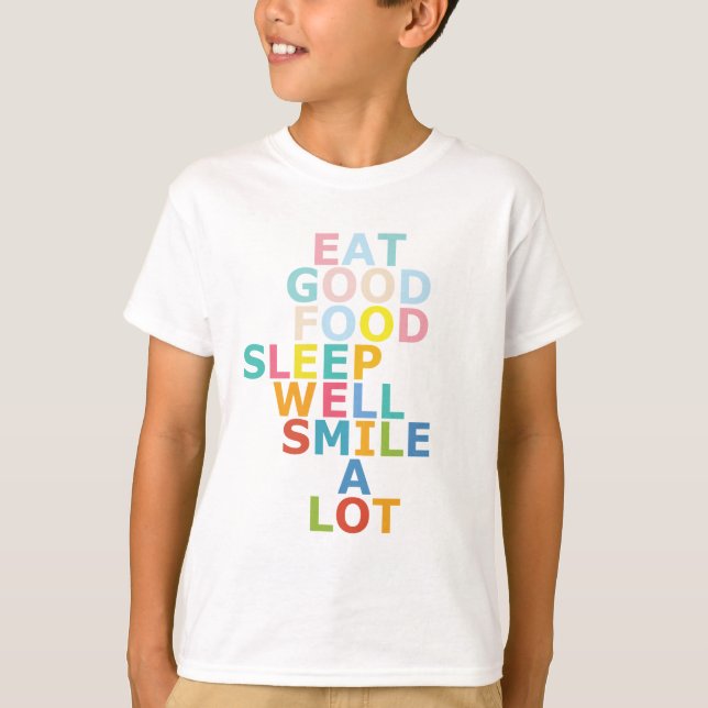 Glückliches Leben T-Shirt (Vorderseite)