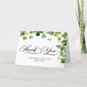 Glückliches Liebes-Brautjunggesellinnenabschied Gr Dankeskarte